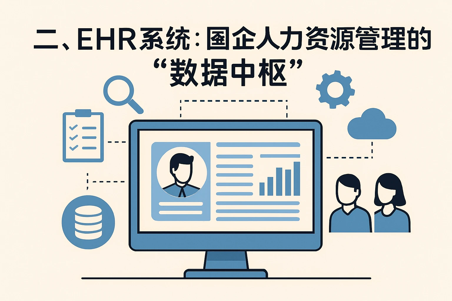 二、EHR系统：国企人力资源管理的“数据中枢”