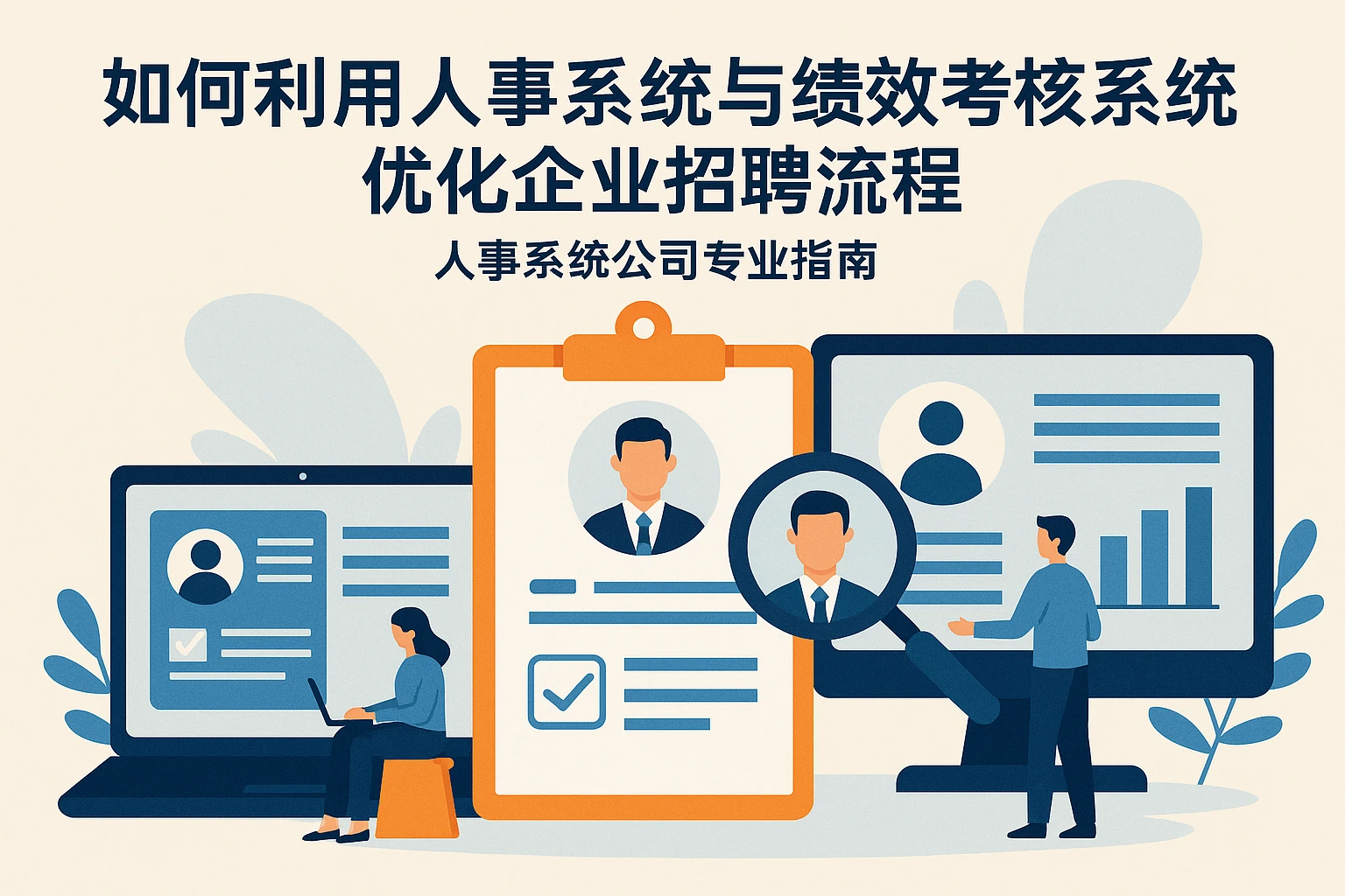 如何利用人事系统与绩效考核系统优化企业招聘流程 - 人事系统公司专业指南