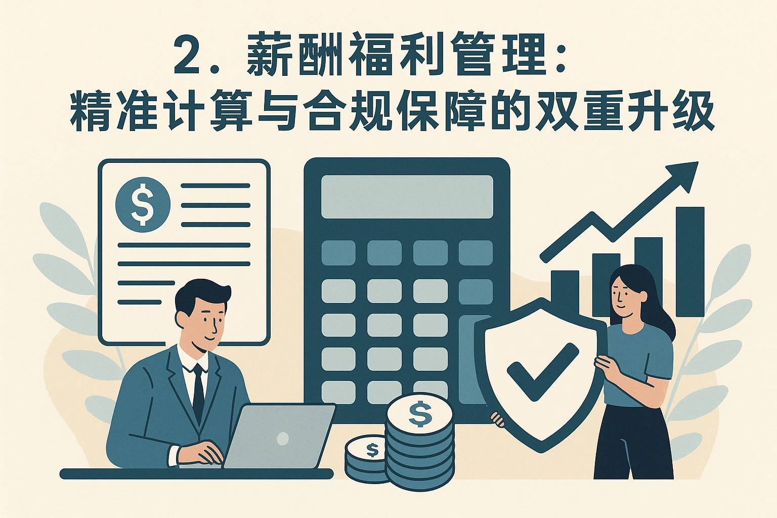 2. 薪酬福利管理：精准计算与合规保障的双重升级