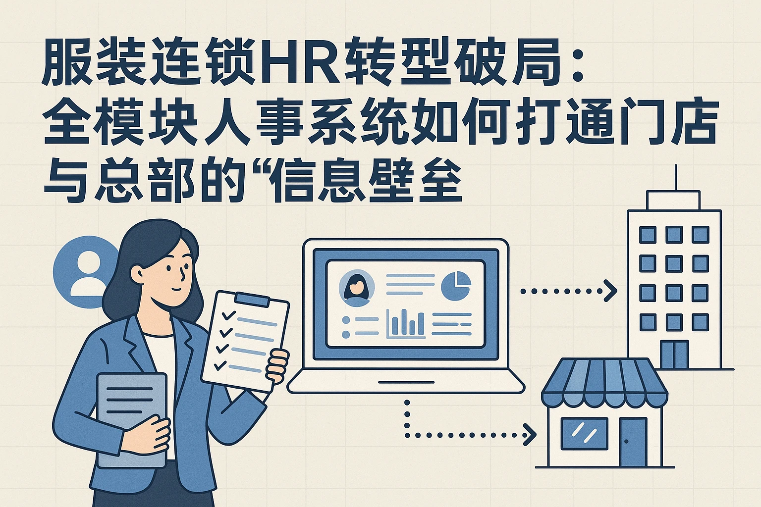 服装连锁HR转型破局：全模块人事系统如何打通门店与总部的“信息壁垒”