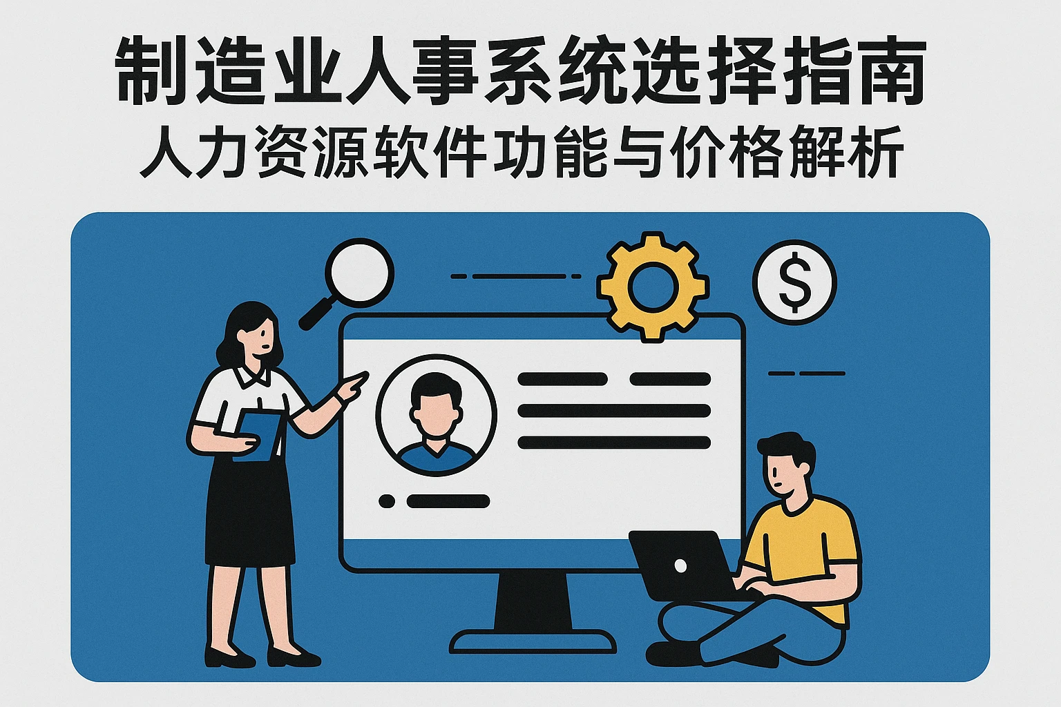 制造业人事系统选择指南：人力资源软件功能与价格解析