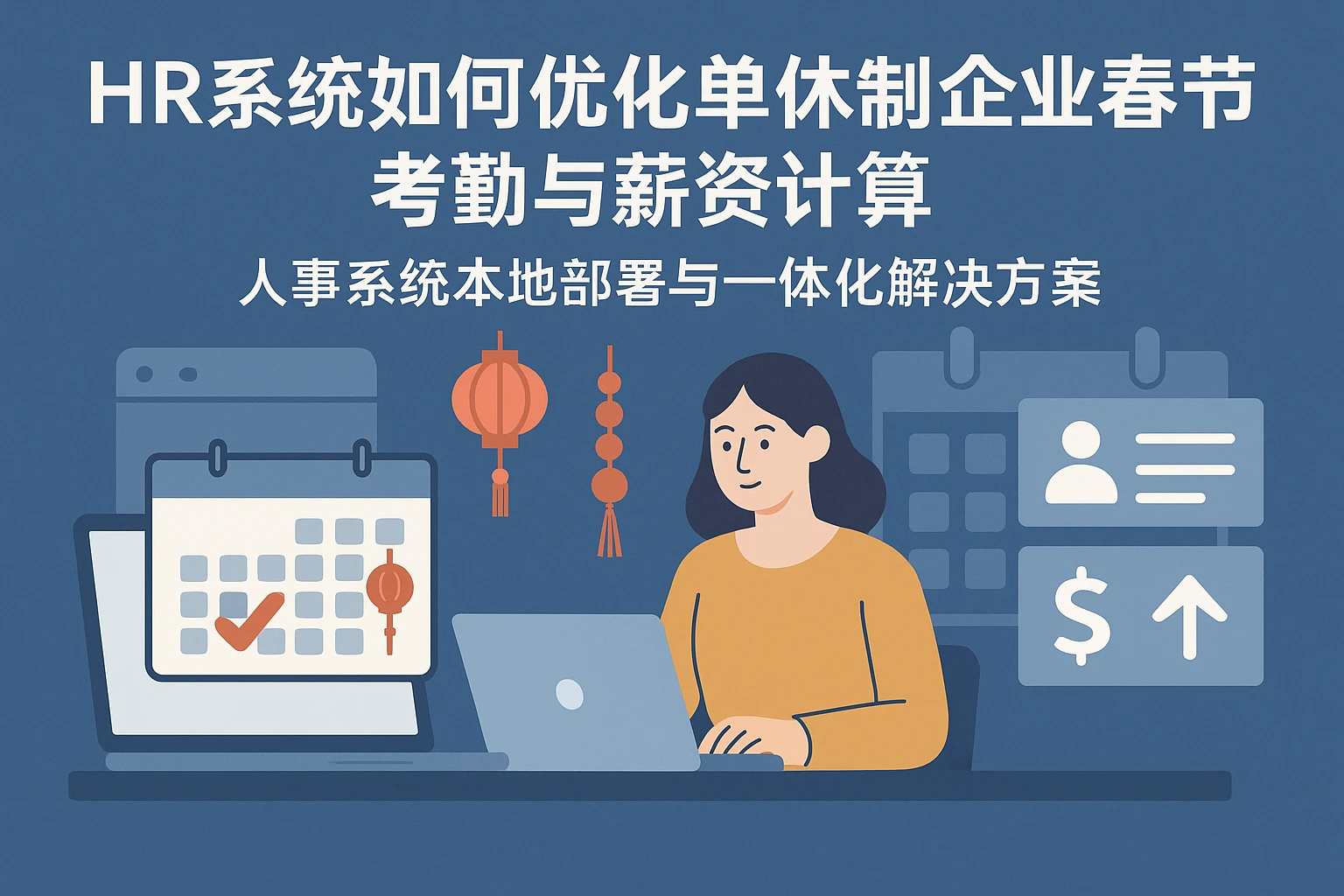 HR系统如何优化单休制企业春节考勤与薪资计算——人事系统本地部署与一体化解决方案