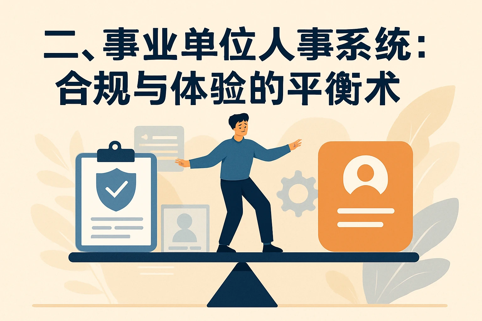 二、事业单位人事系统:合规与体验的平衡术