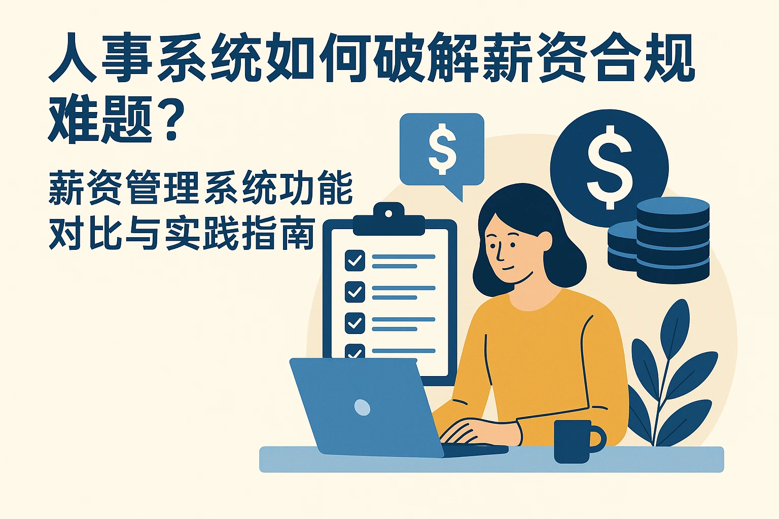人事系统如何破解薪资合规难题？薪资管理系统功能对比与实践指南