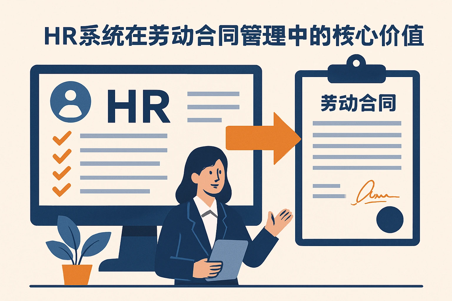 HR系统在劳动合同管理中的核心价值