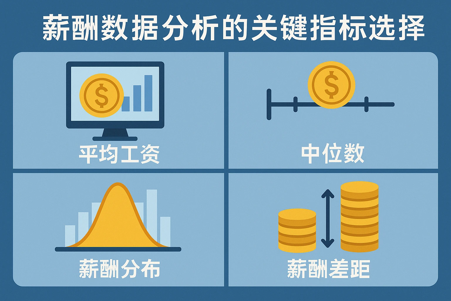 薪酬数据分析的关键指标选择