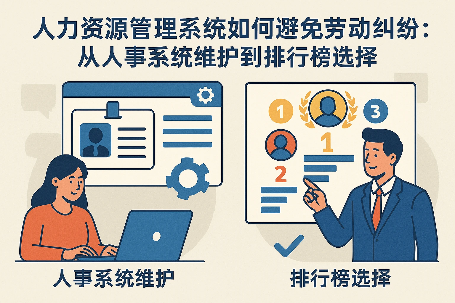 人力资源管理系统如何避免劳动纠纷：从人事系统维护到排行榜选择