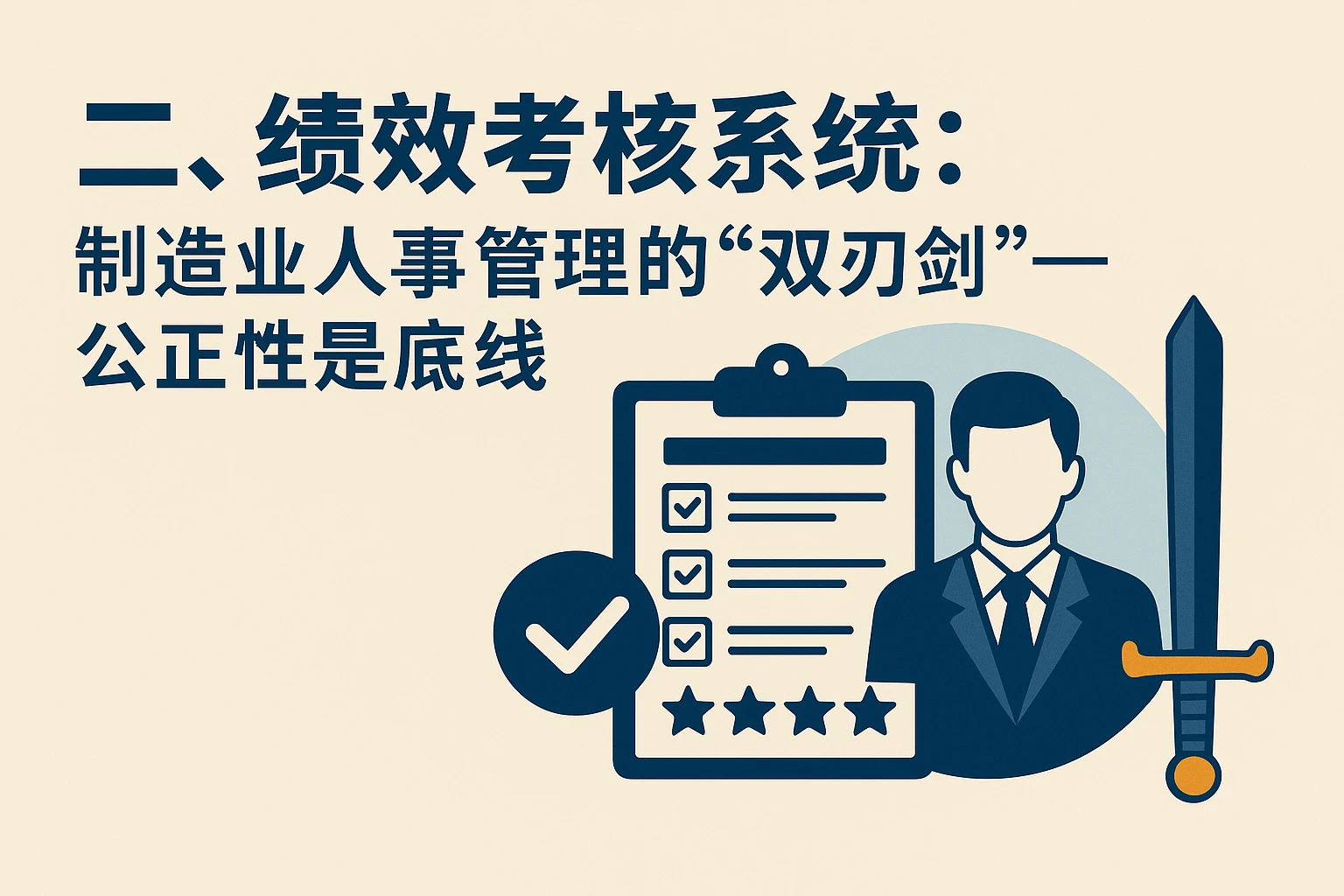 二、绩效考核系统：制造业人事管理的“双刃剑”——公正性是底线