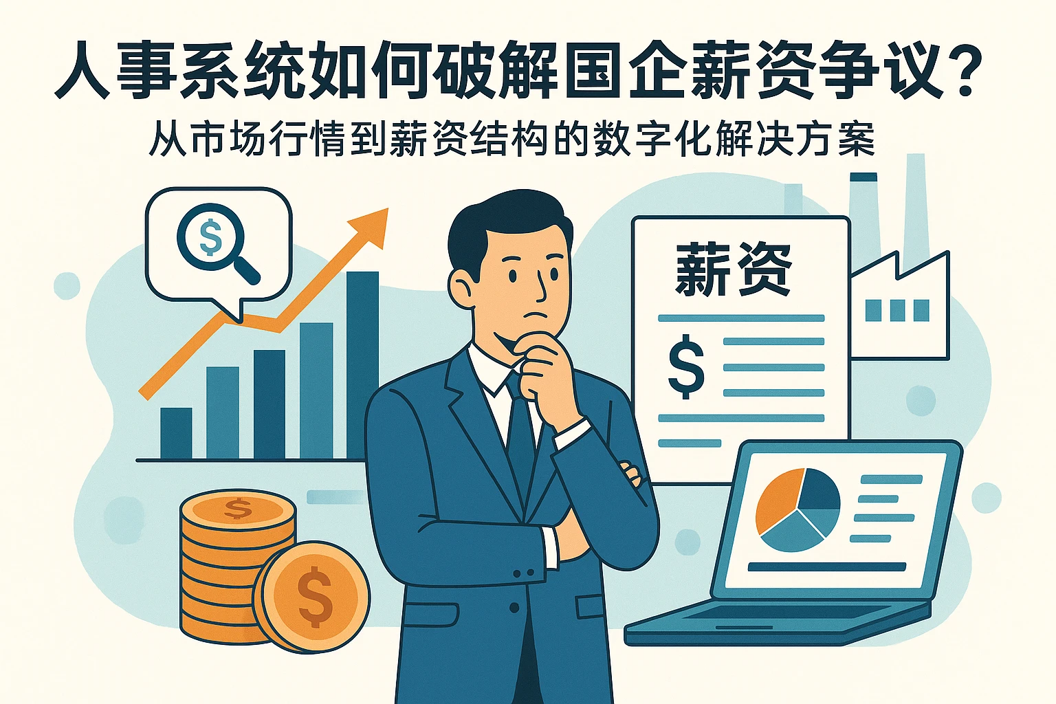 人事系统如何破解国企薪资争议？从市场行情到薪资结构的数字化解决方案