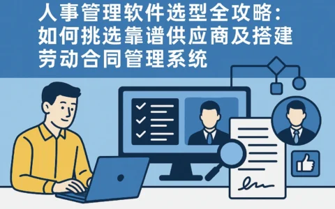 人事管理软件选型全攻略：如何挑选靠谱供应商及搭建劳动合同管理系统