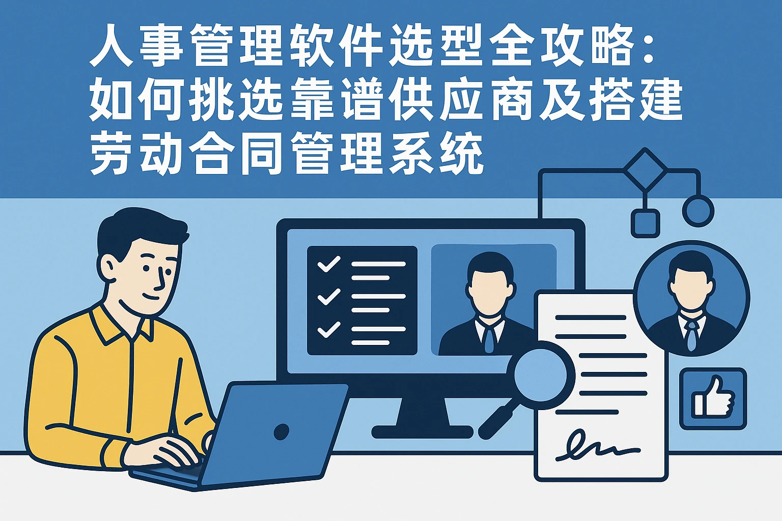 人事管理软件选型全攻略：如何挑选靠谱供应商及搭建劳动合同管理系统