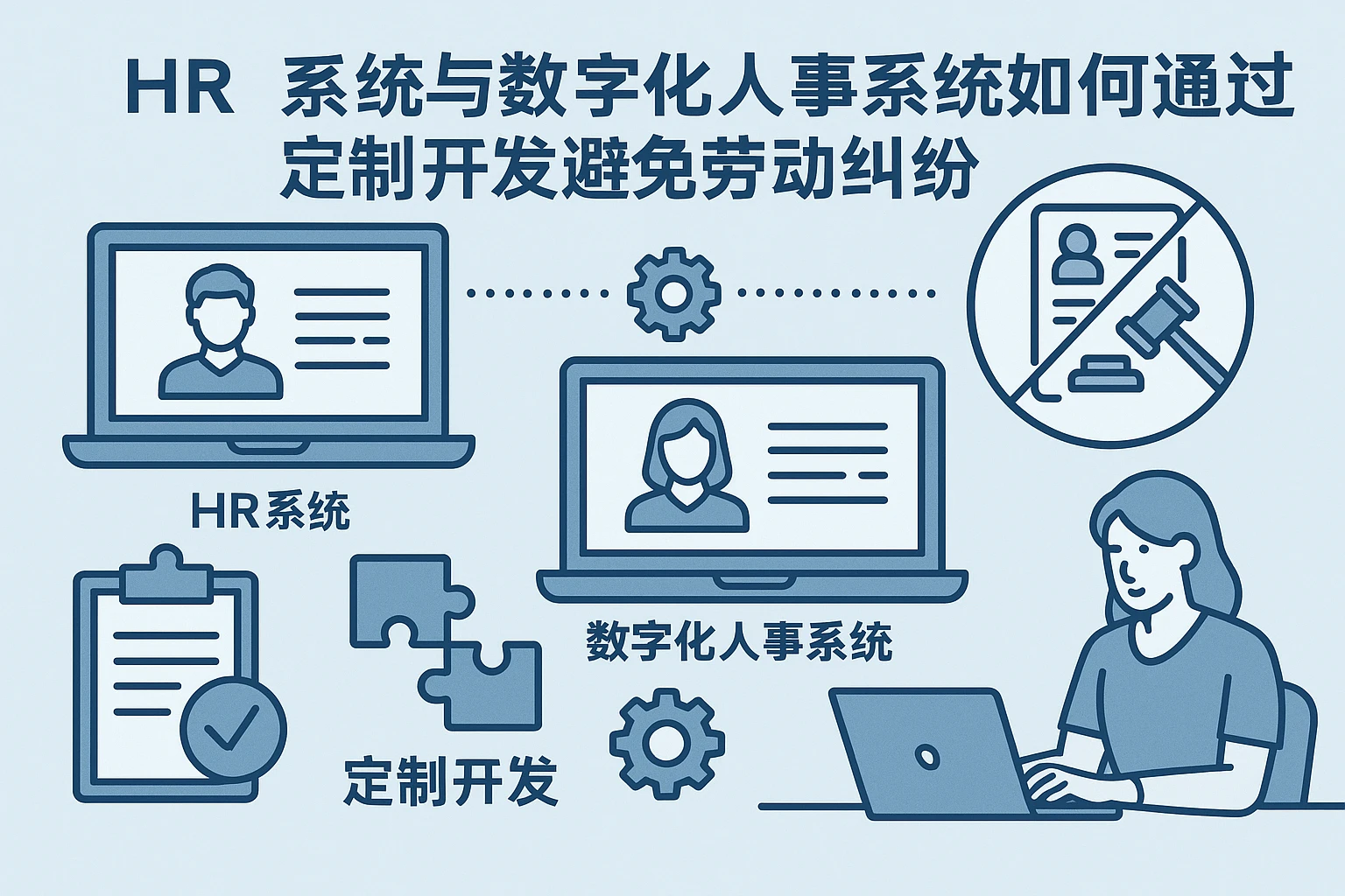 HR系统与数字化人事系统如何通过定制开发避免劳动纠纷