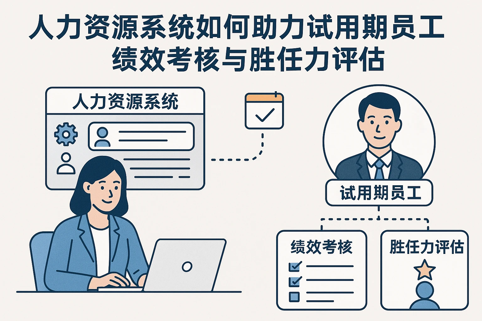 人力资源系统如何助力试用期员工绩效考核与胜任力评估