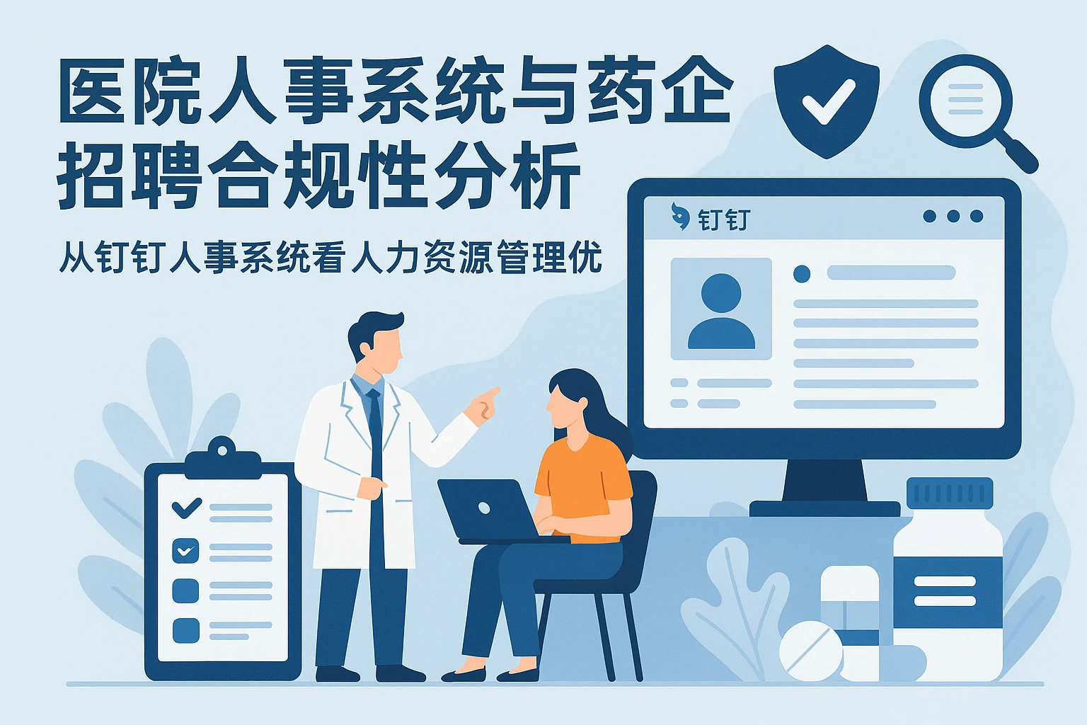 医院人事系统与药企招聘合规性分析：从钉钉人事系统看人力资源管理优化