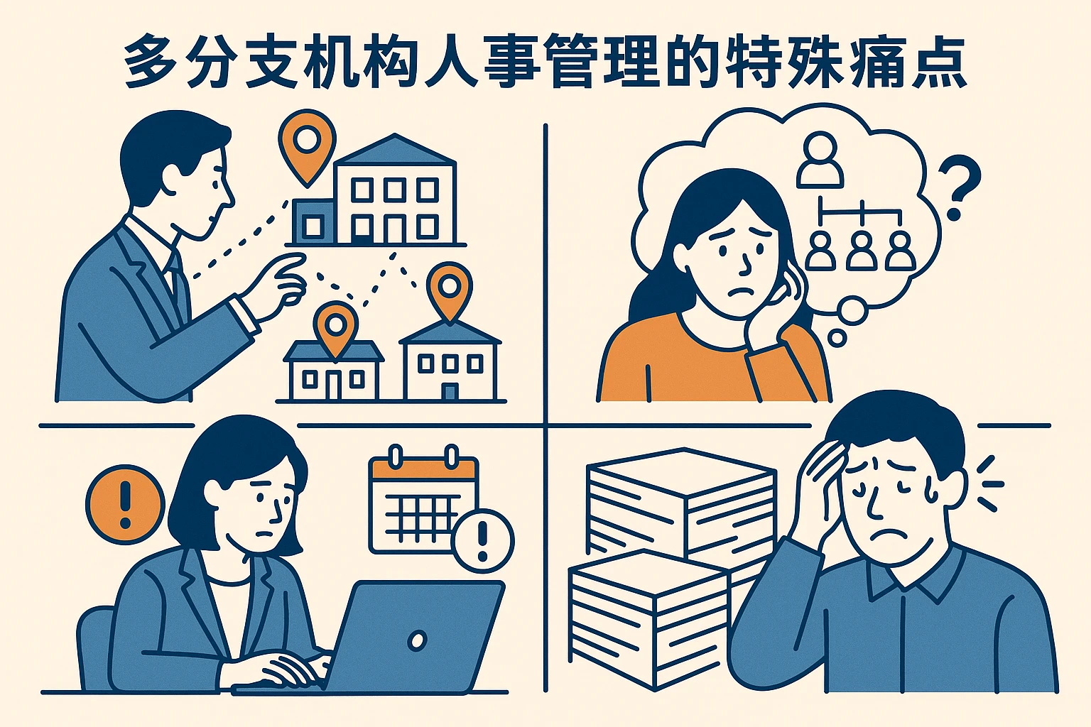 多分支机构人事管理的特殊痛点