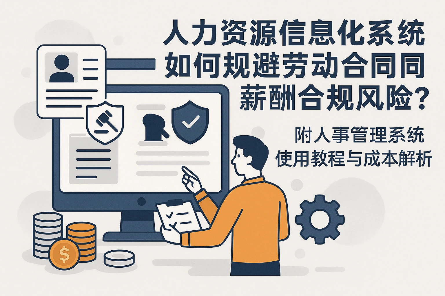 人力资源信息化系统如何规避劳动合同薪酬合规风险？附人事管理系统使用教程与成本解析