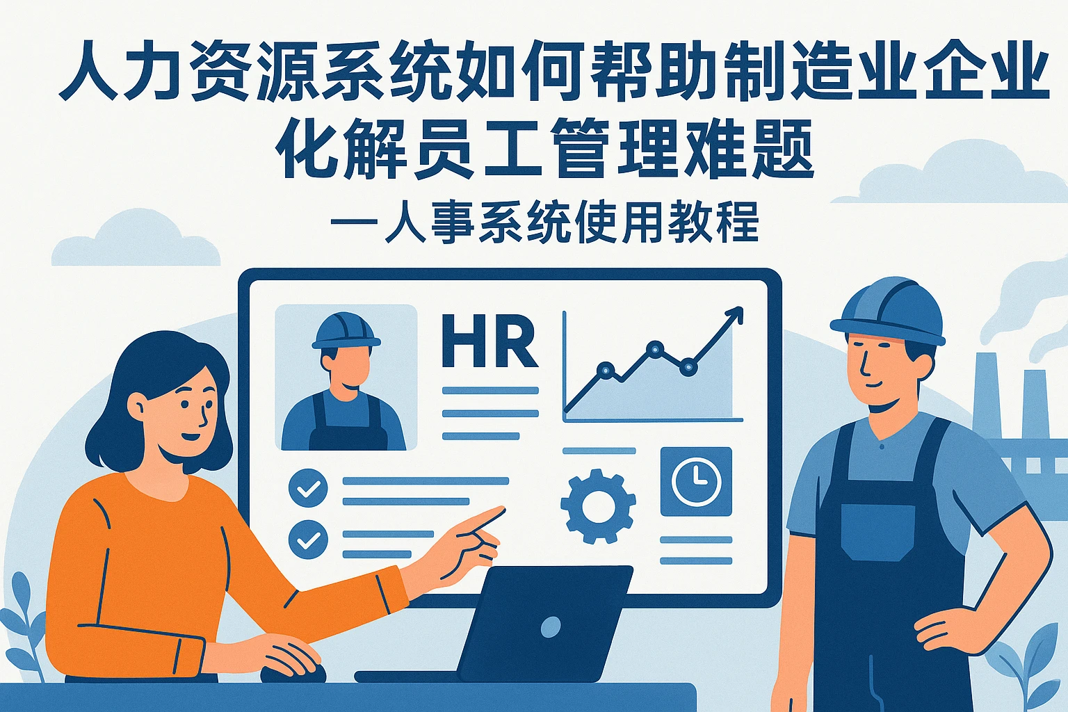人力资源系统如何帮助制造业企业化解员工管理难题——人事系统使用教程