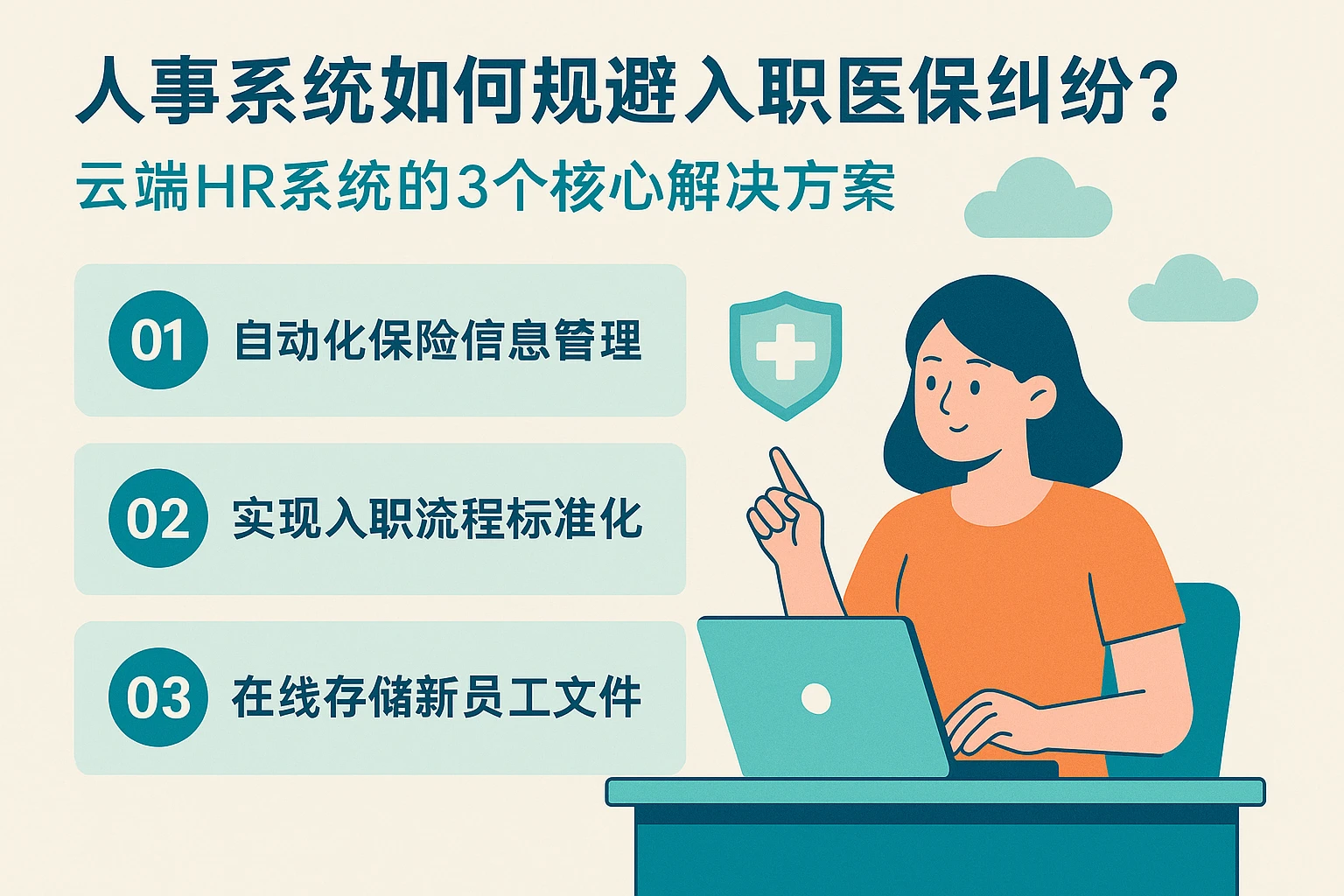 人事系统如何规避入职医保纠纷？云端HR系统的3个核心解决方案