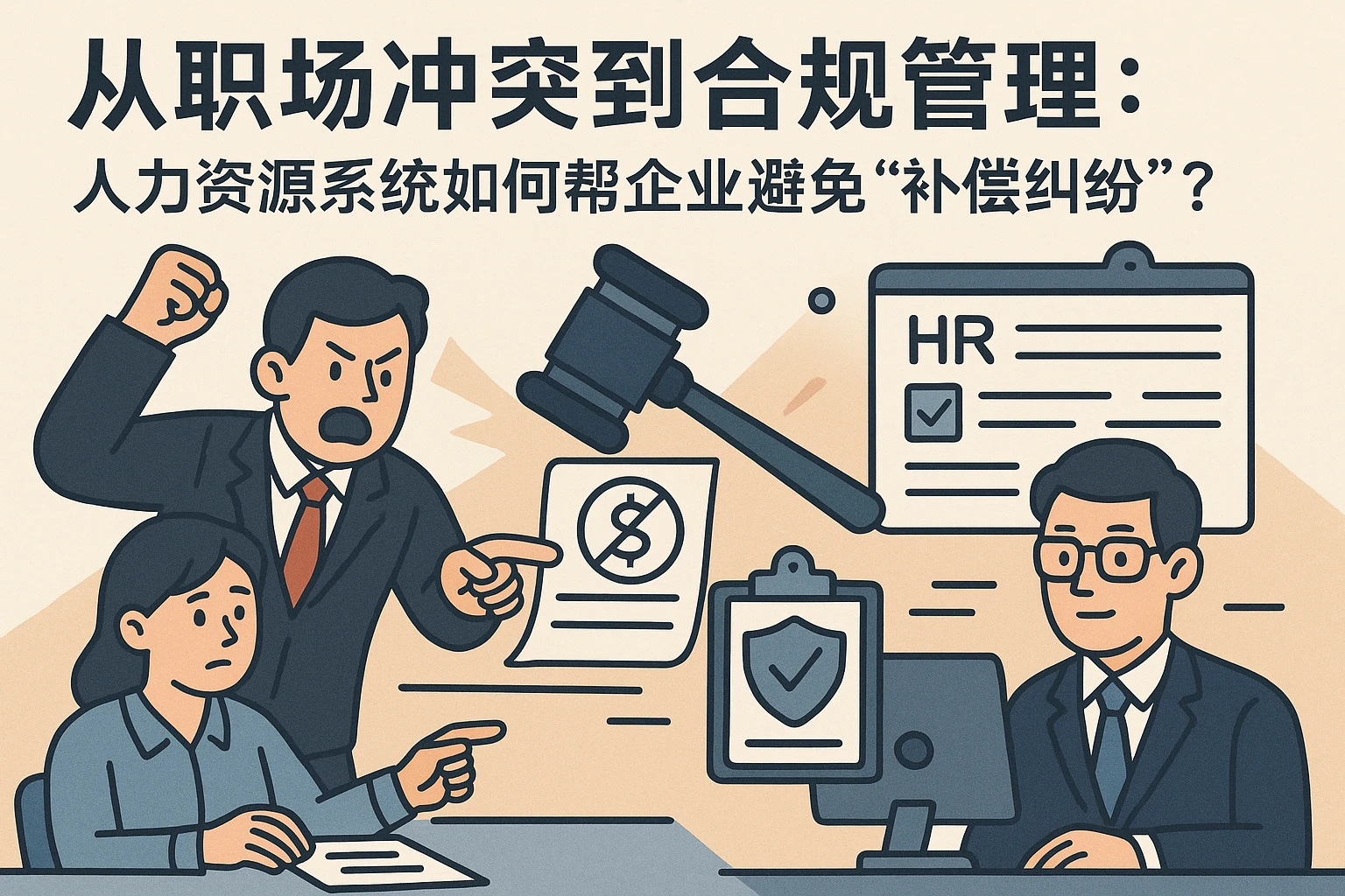 从职场冲突到合规管理:人力资源系统如何帮企业避免“补偿纠纷”?