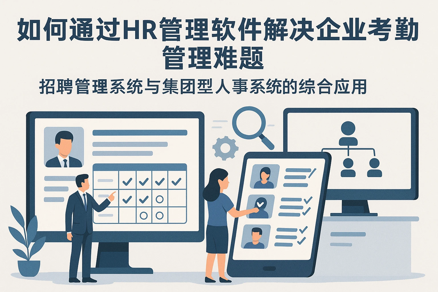 如何通过HR管理软件解决企业考勤管理难题:招聘管理系统与集团型人事系统的综合应用