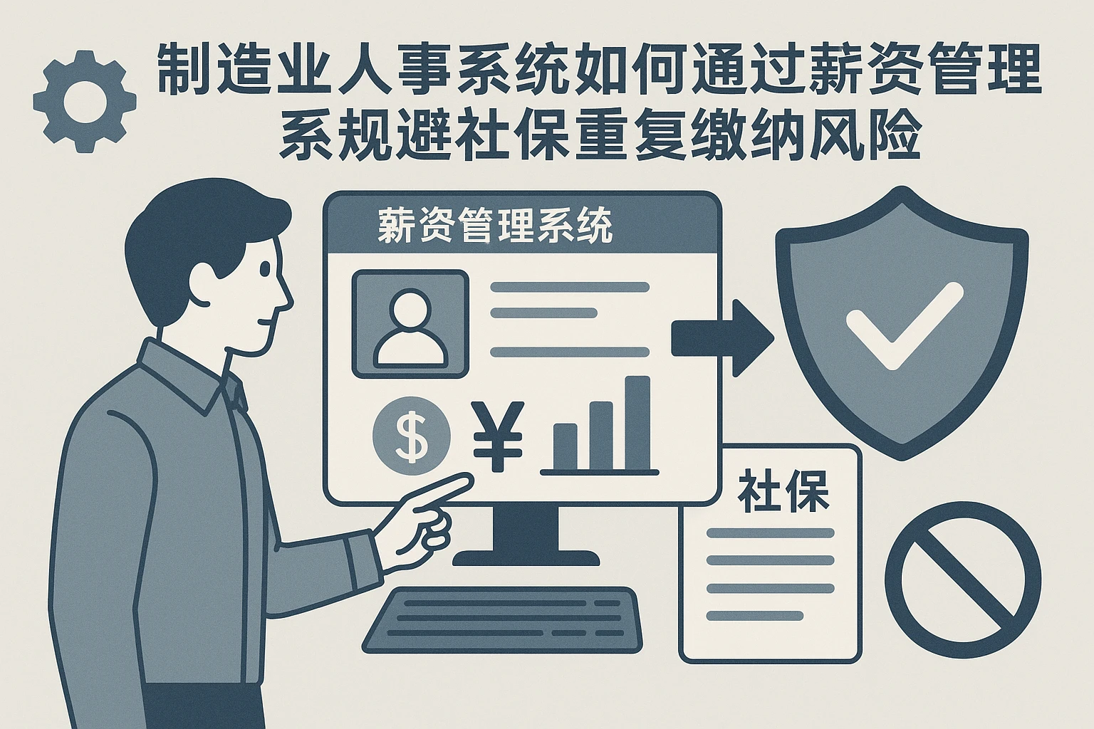 制造业人事系统如何通过薪资管理系统规避社保重复缴纳风险