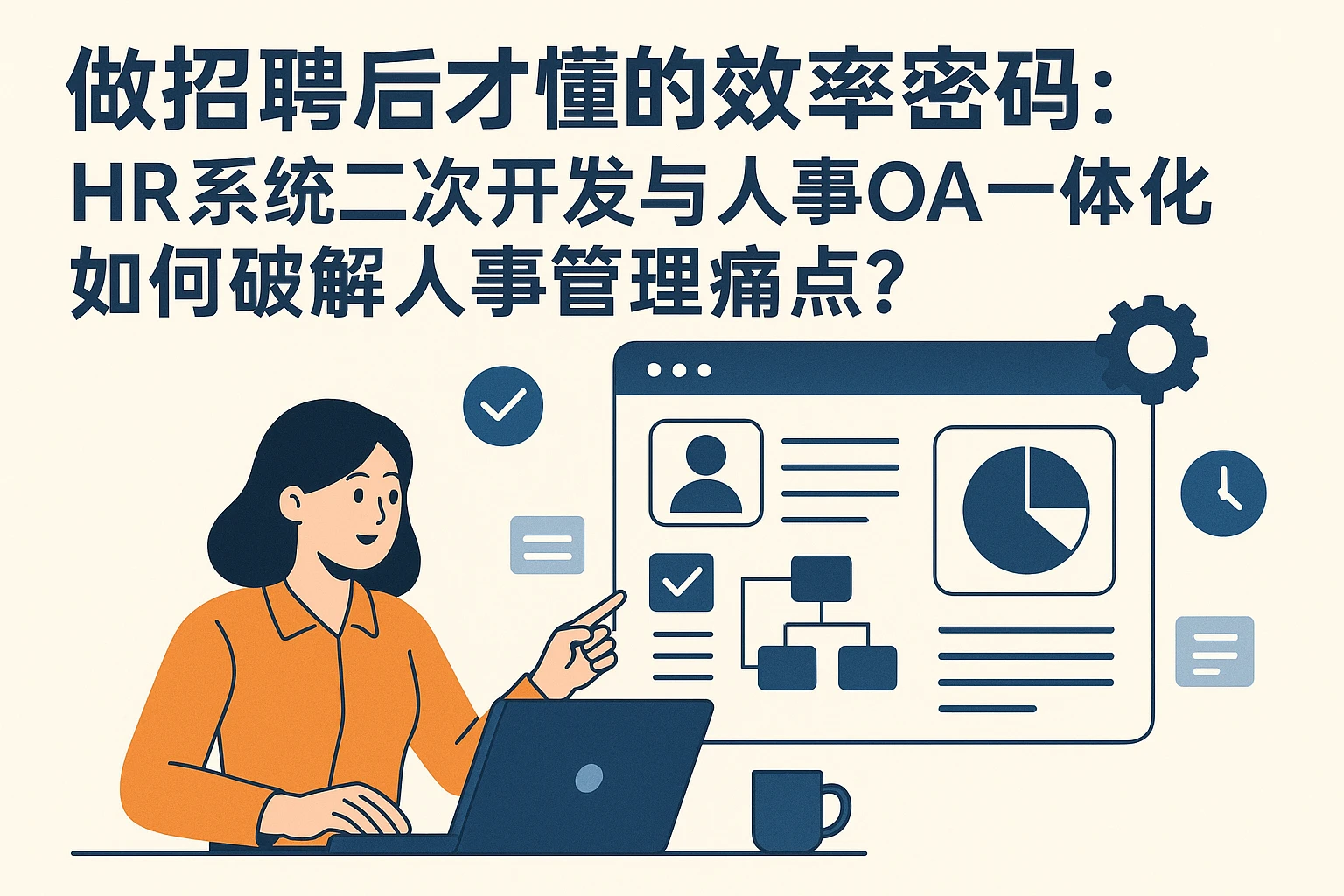 做招聘后才懂的效率密码:HR系统二次开发与人事OA一体化如何破解人事管理痛点?