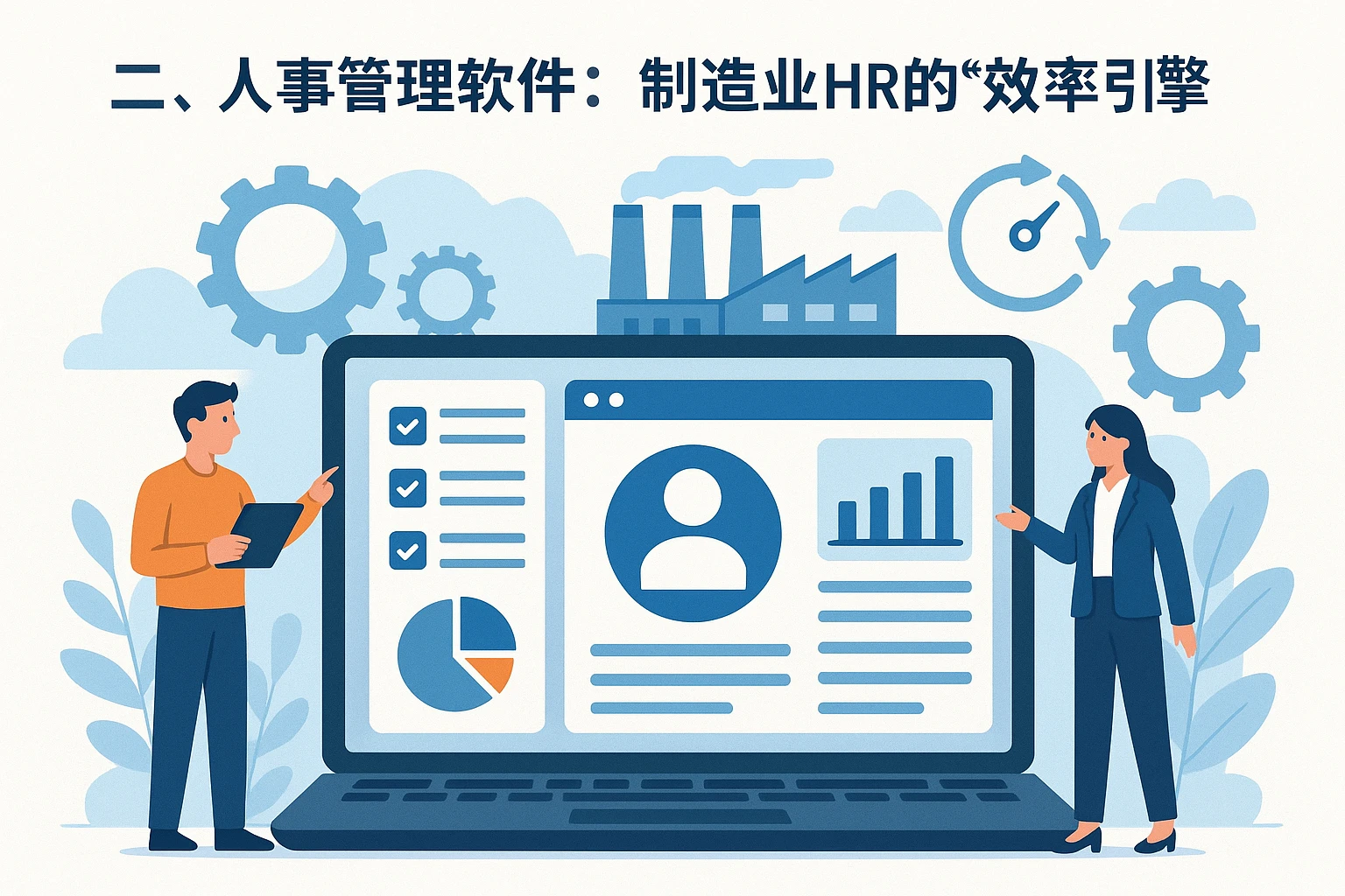 二、人事管理软件：制造业HR的“效率引擎”