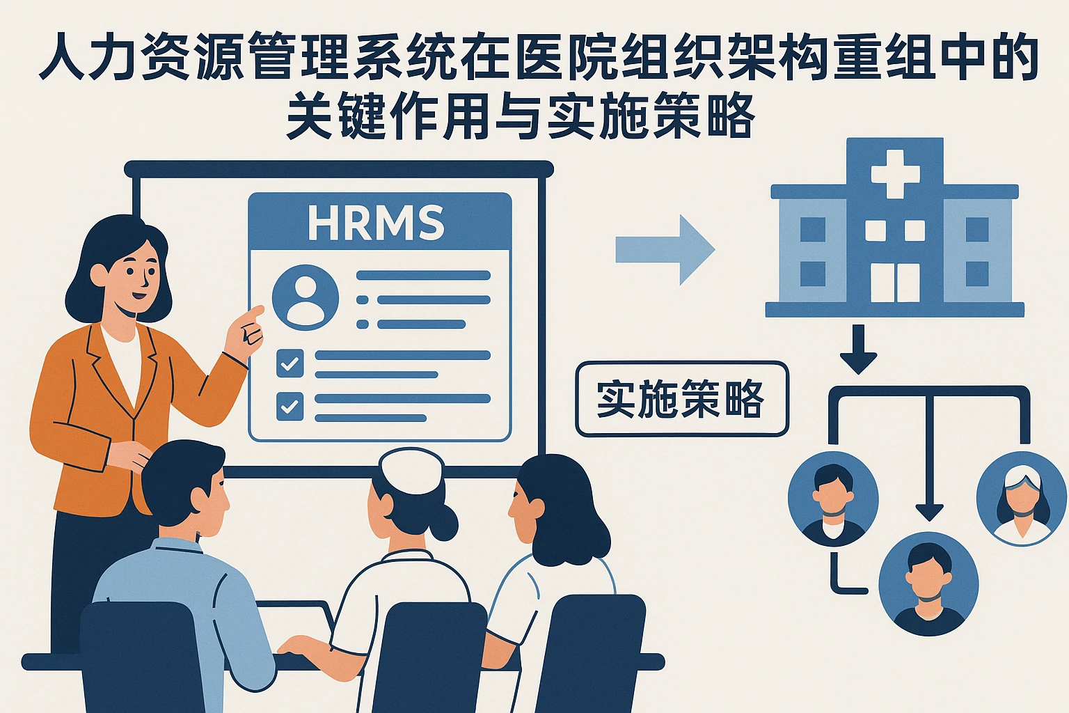 人力资源管理系统在医院组织架构重组中的关键作用与实施策略