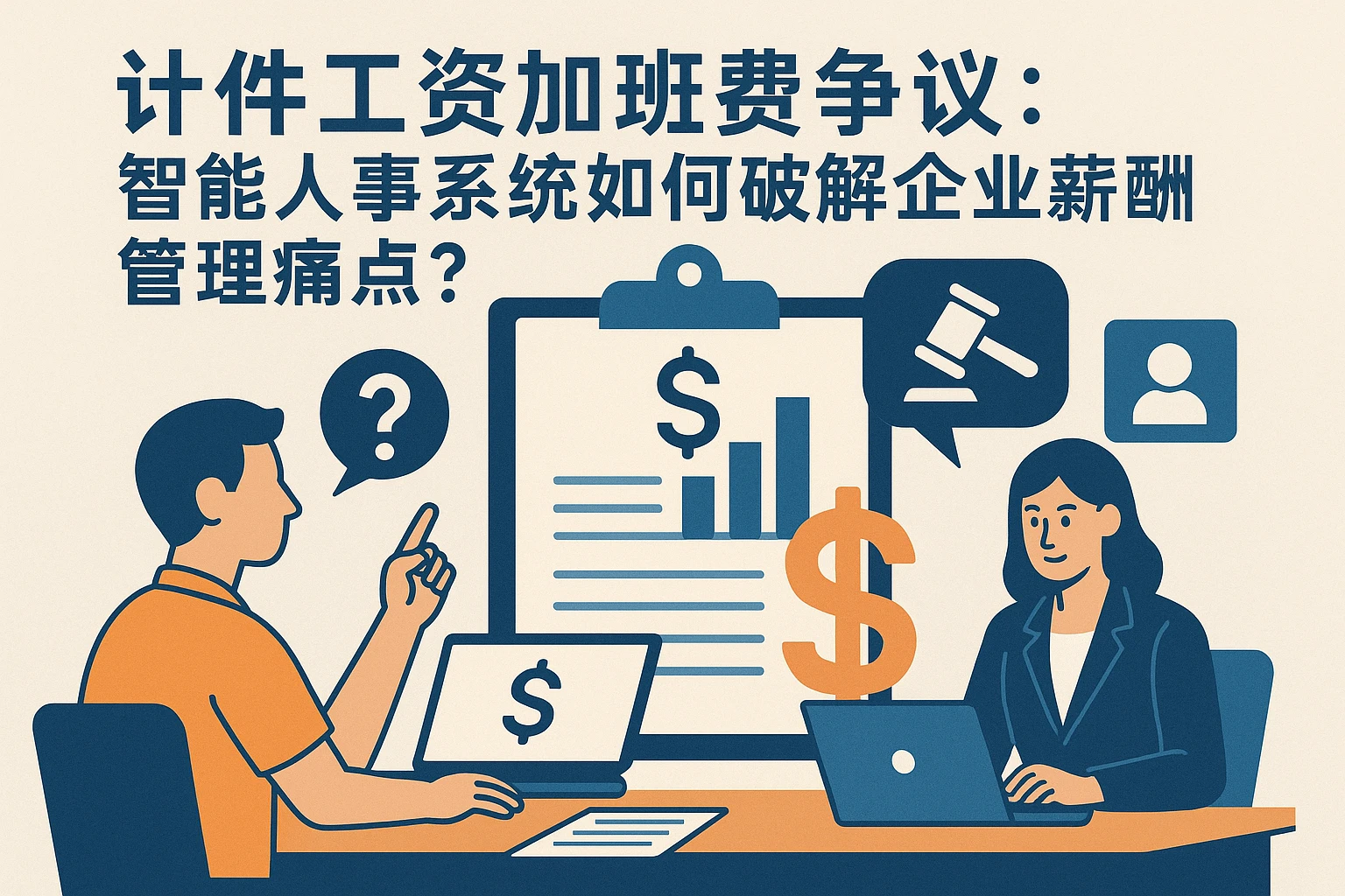 计件工资加班费争议：智能人事系统如何破解企业薪酬管理痛点？