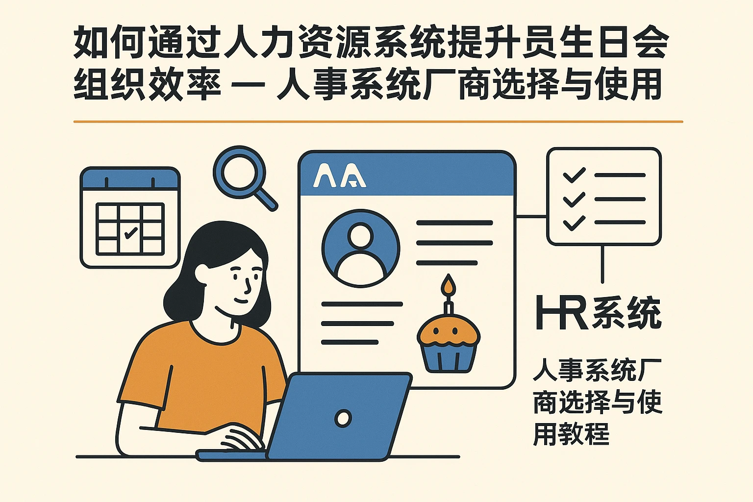 如何通过人力资源系统提升员工生日会组织效率 - 人事系统厂商选择与使用教程