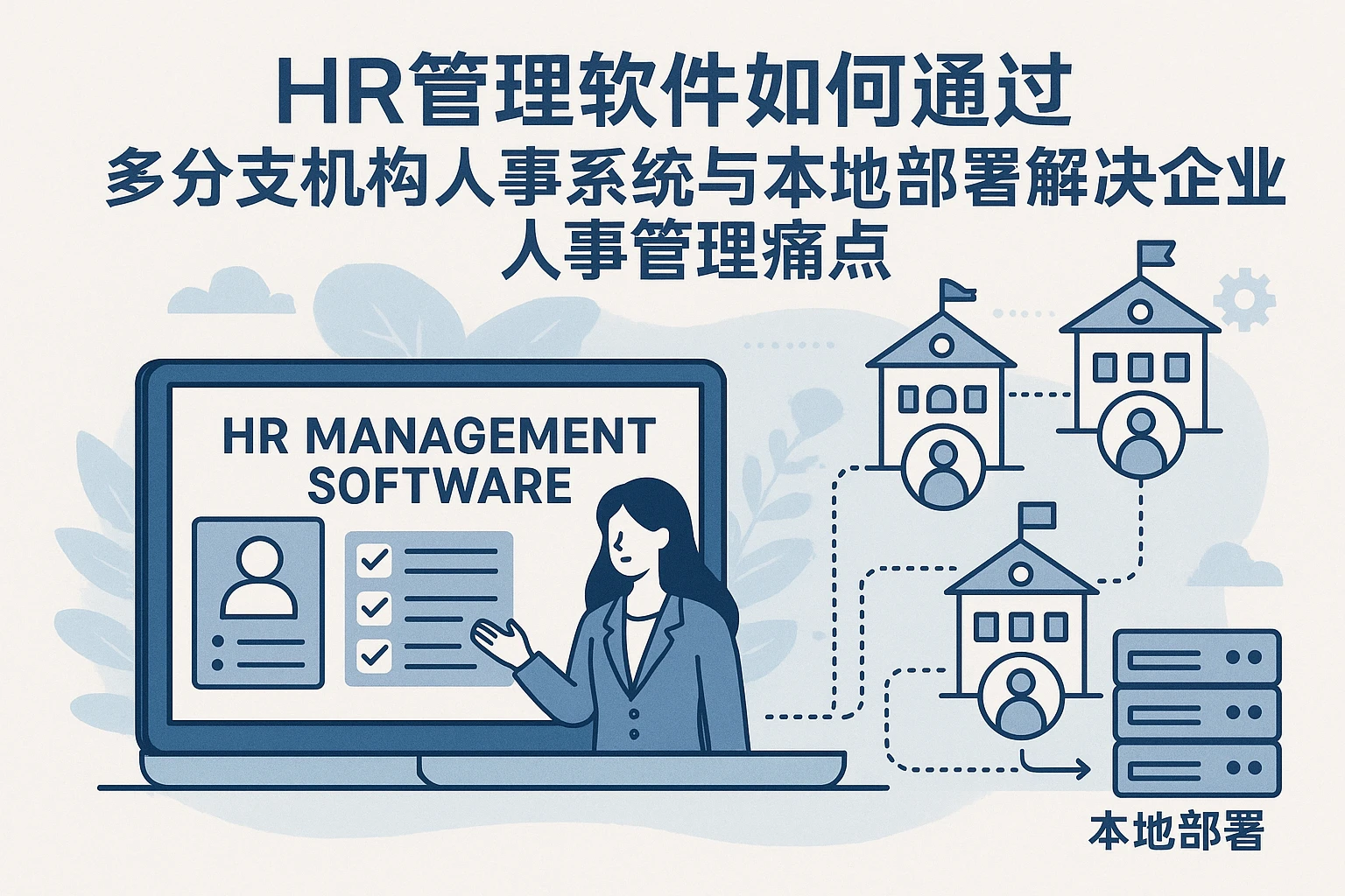 HR管理软件如何通过多分支机构人事系统与本地部署解决企业人事管理痛点