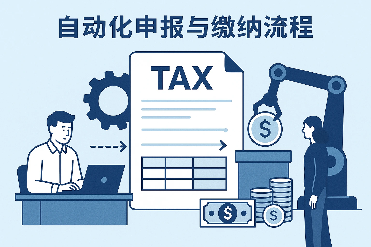 自动化申报与缴纳流程