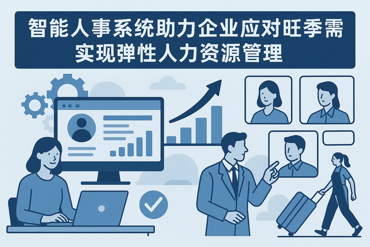 智能人事系统助力企业应对旺季需求，实现弹性人力资源管理