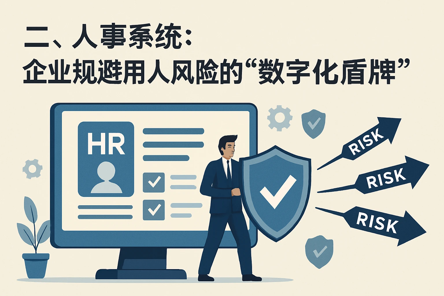 二、人事系统：企业规避用人风险的“数字化盾牌”
