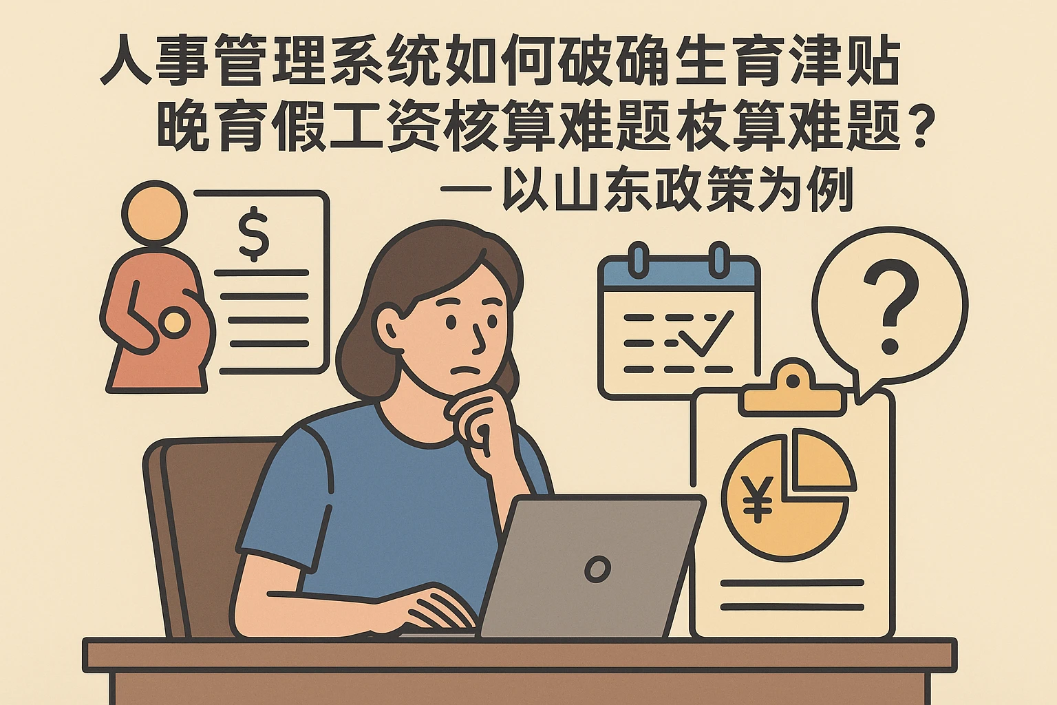 人事管理系统如何破解生育津贴与晚育假工资核算难题？——以山东政策为例