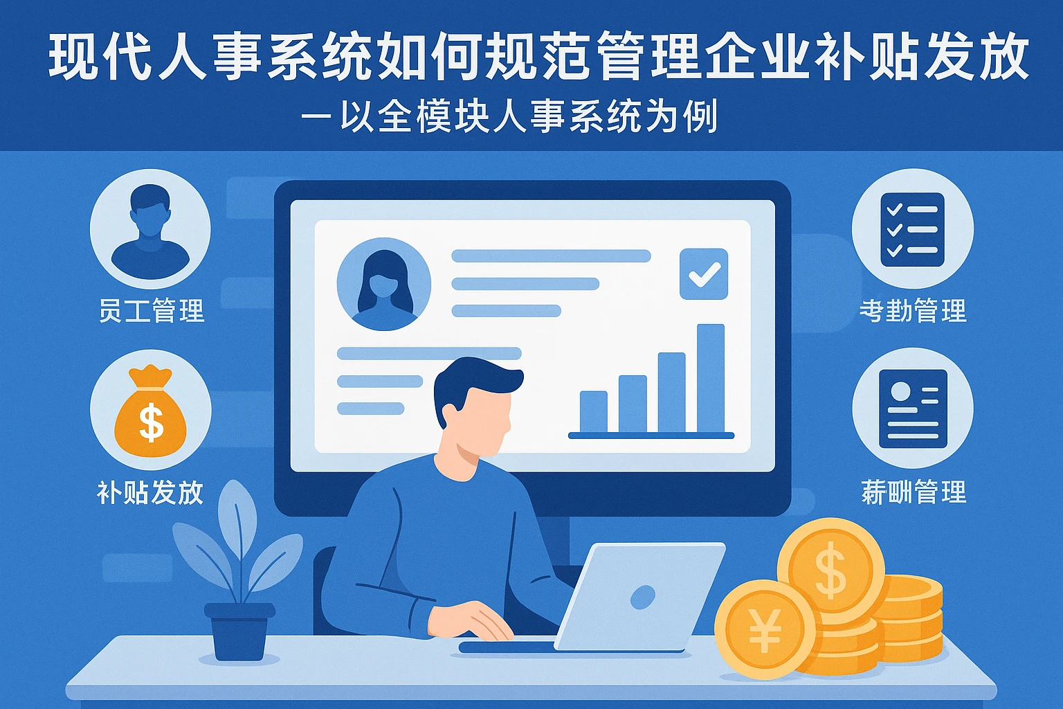现代人事系统如何规范管理企业补贴发放 - 以全模块人事系统为例