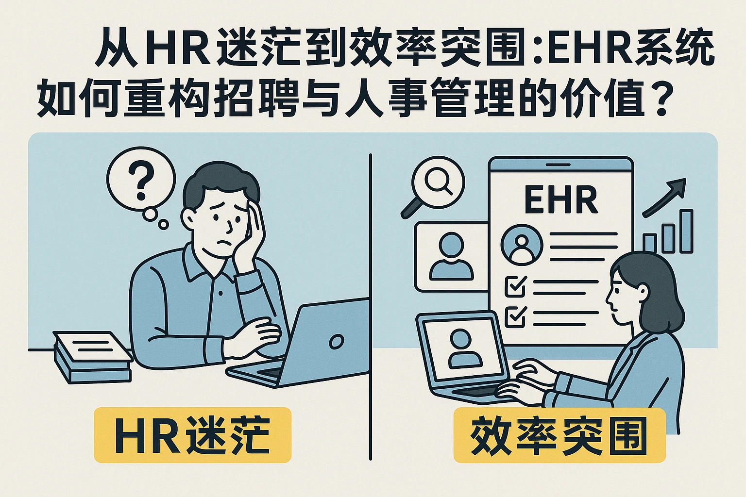从HR迷茫到效率突围：EHR系统如何重构招聘与人事管理的价值？