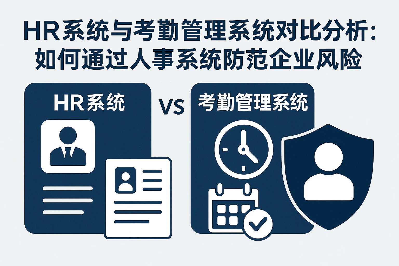 HR系统与考勤管理系统对比分析：如何通过人事系统防范企业风险