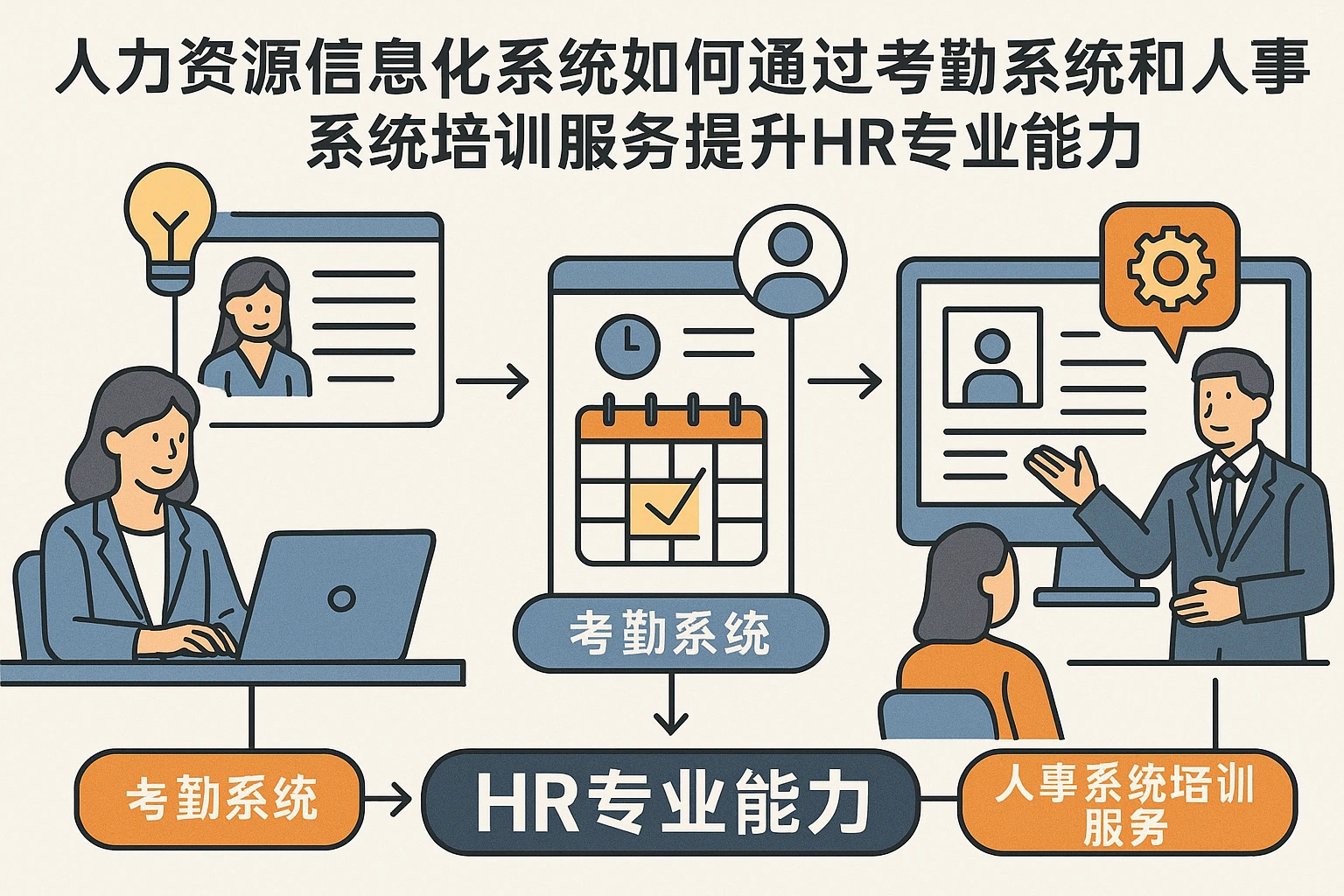 人力资源信息化系统如何通过考勤系统和人事系统培训服务提升HR专业能力