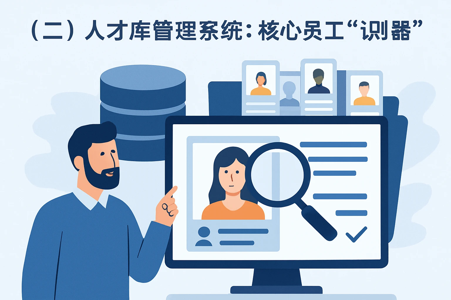 （二）人才库管理系统：核心员工的“识别器”