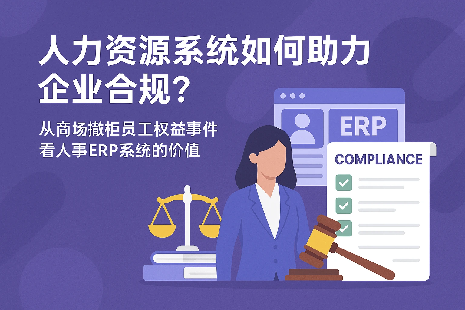 人力资源系统如何助力企业合规?从商场撤柜员工权益事件看人事ERP系统的价值
