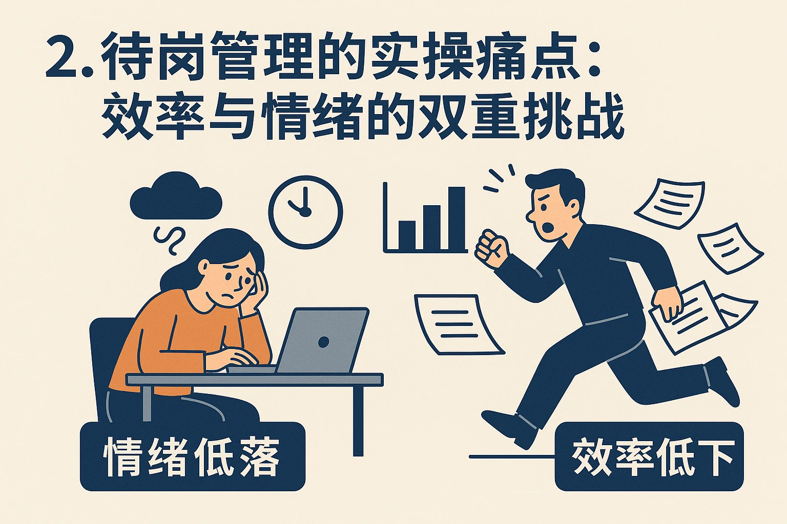 2. 待岗管理的实操痛点：效率与情绪的双重挑战