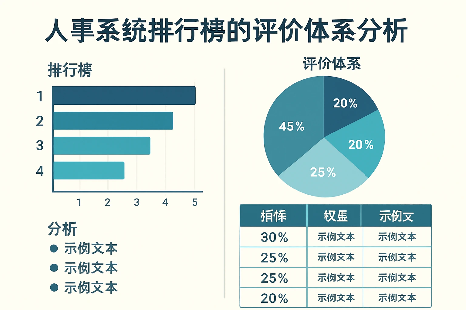 人事系统排行榜的评价体系分析