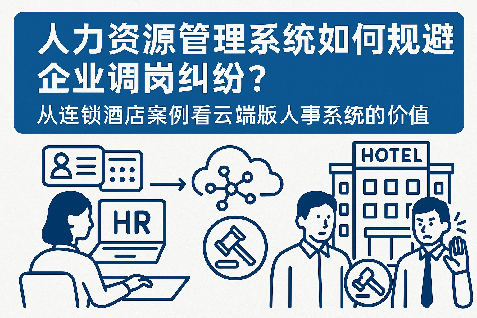 人力资源管理系统如何规避企业调岗纠纷？从连锁酒店案例看云端版人事系统的价值