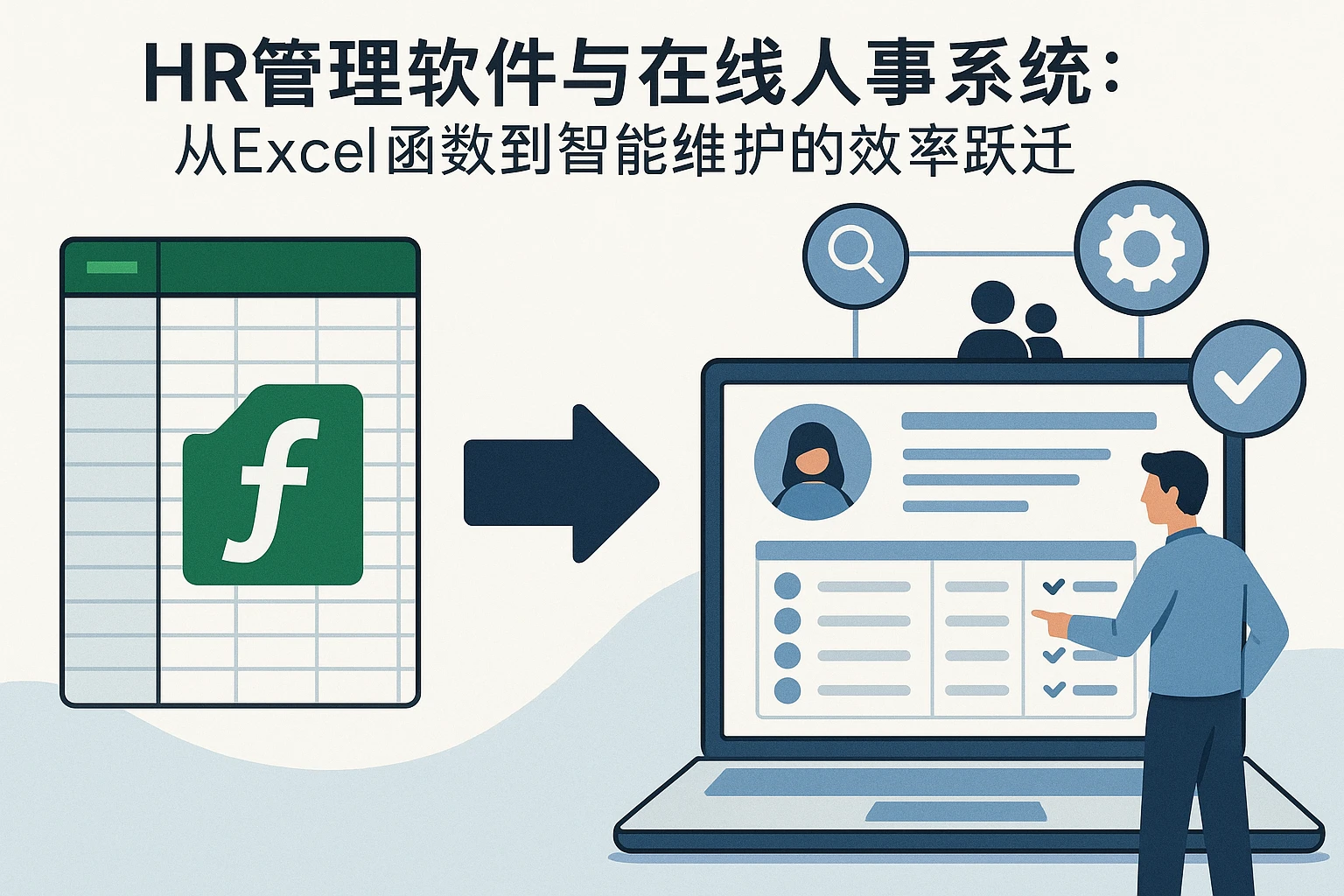 HR管理软件与在线人事系统：从Excel函数到智能维护的效率跃迁