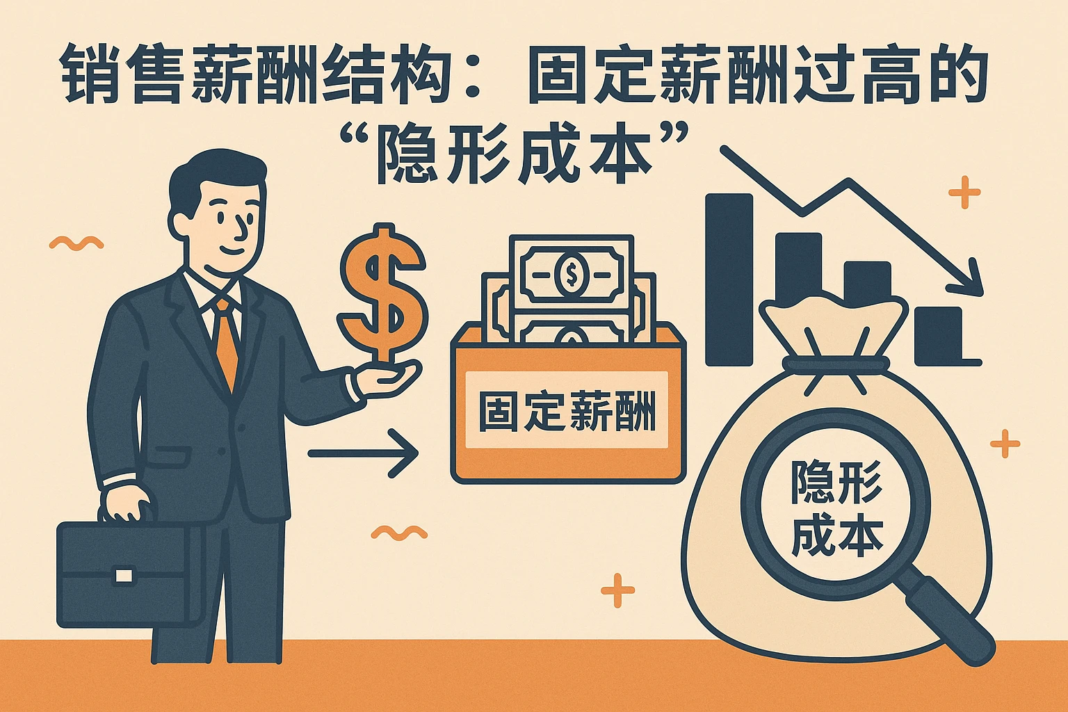 2. 销售薪酬结构：固定薪酬过高的“隐形成本”