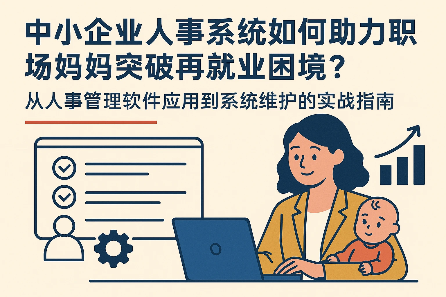 中小企业人事系统如何助力职场妈妈突破再就业困境？——从人事管理软件应用到系统维护的实战指南