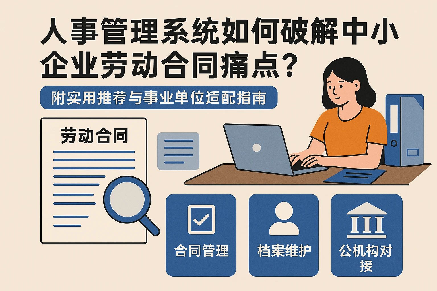 人事管理系统如何破解中小企业劳动合同痛点?附实用推荐与事业单位适配指南