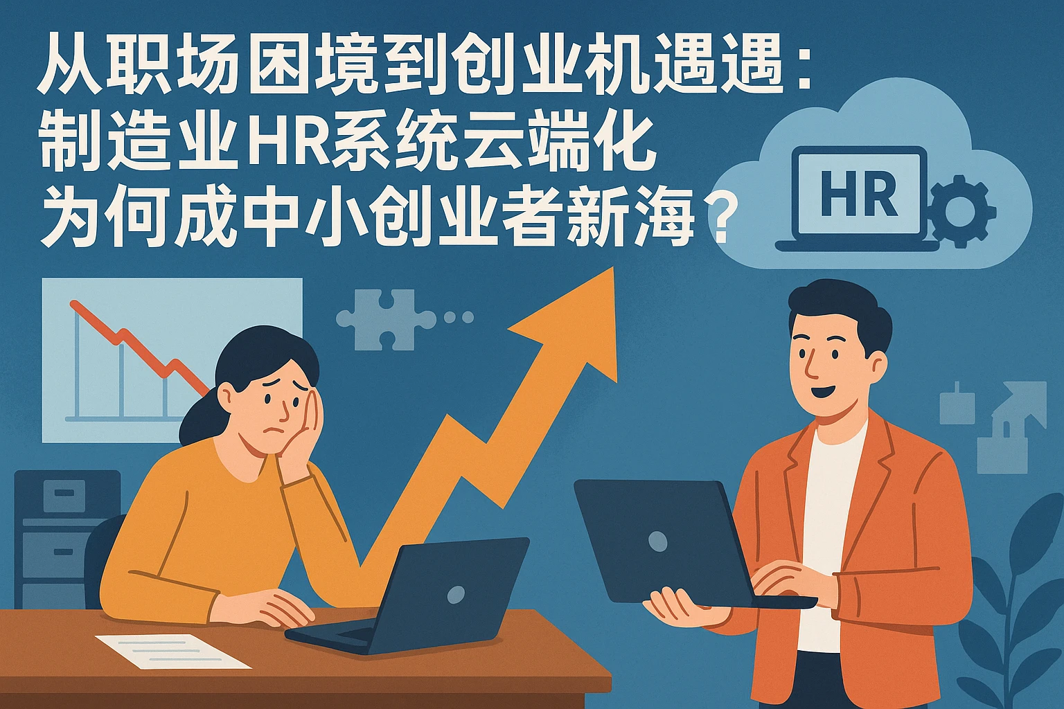 从职场困境到创业机遇：制造业HR系统云端化为何成中小创业者新蓝海？