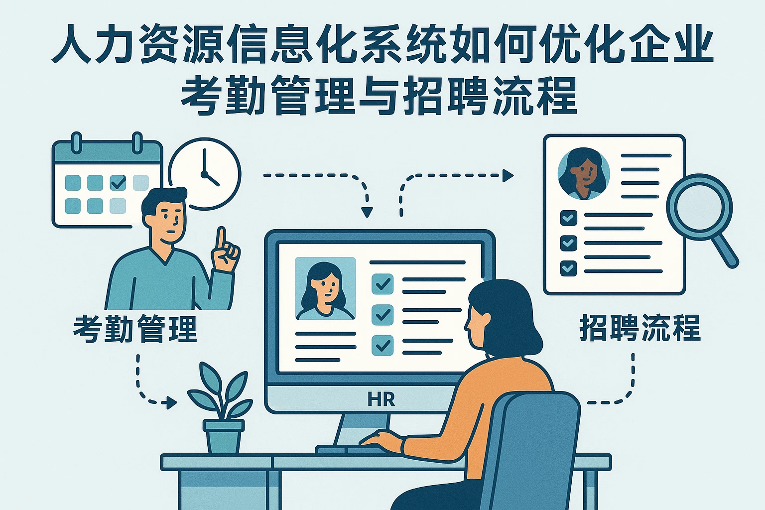 人力资源信息化系统如何优化企业考勤管理与招聘流程